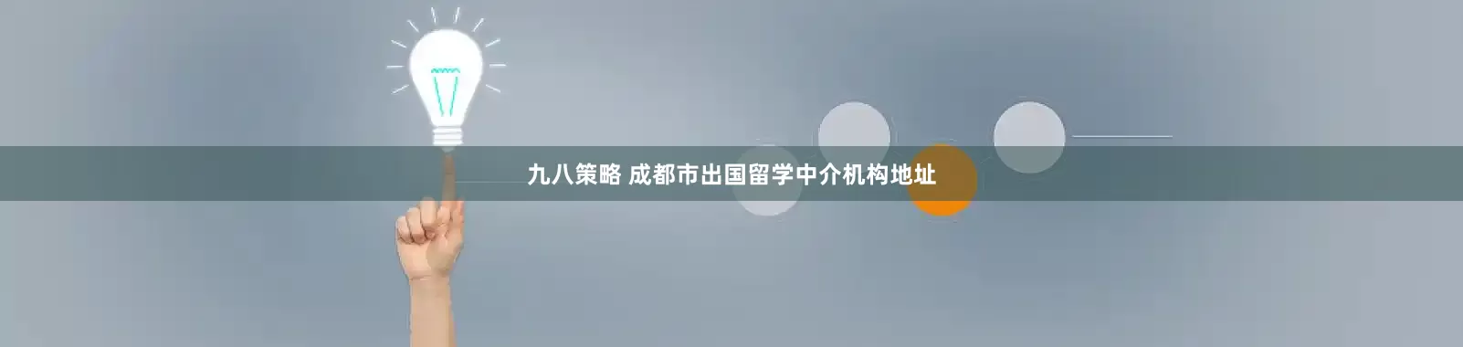 九八策略 成都市出国留学中介机构地址